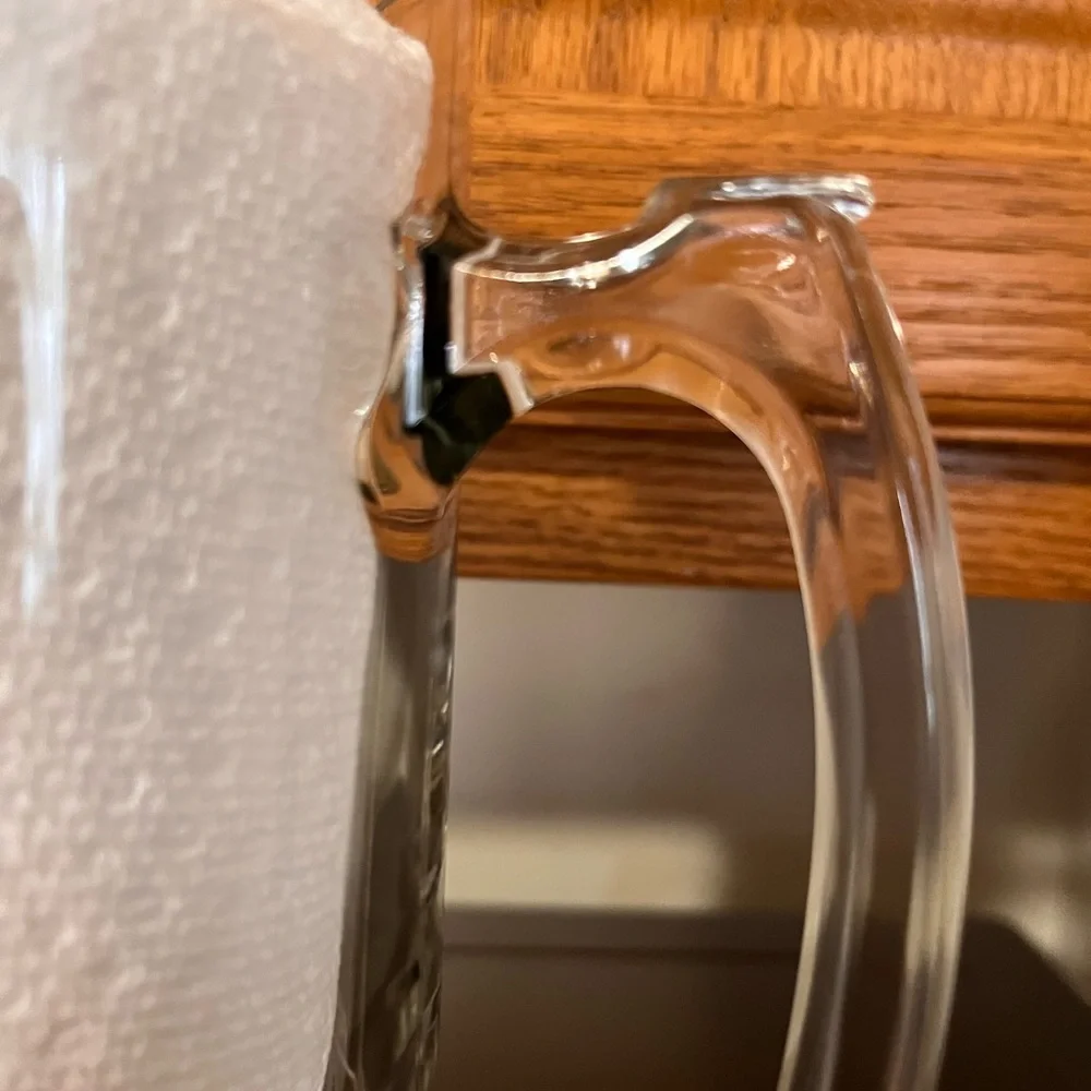 Crystal Clear Glass Beer Mug 24 Ounces